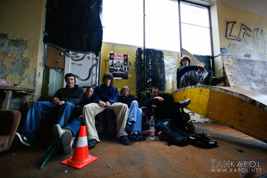 Skatepark v starem hotelu Kras, Postojna