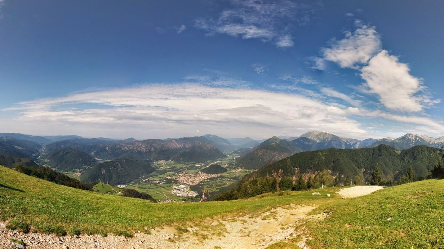 Razgled s Kobale na Tolmin