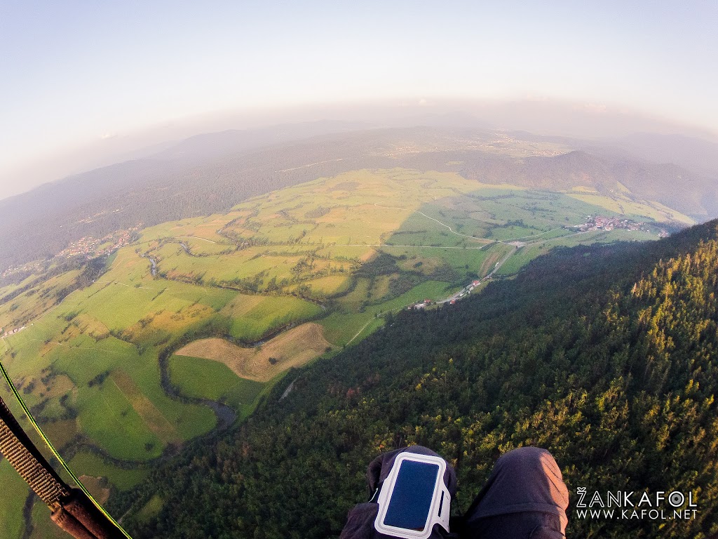 Letenje nad Planinskim poljem