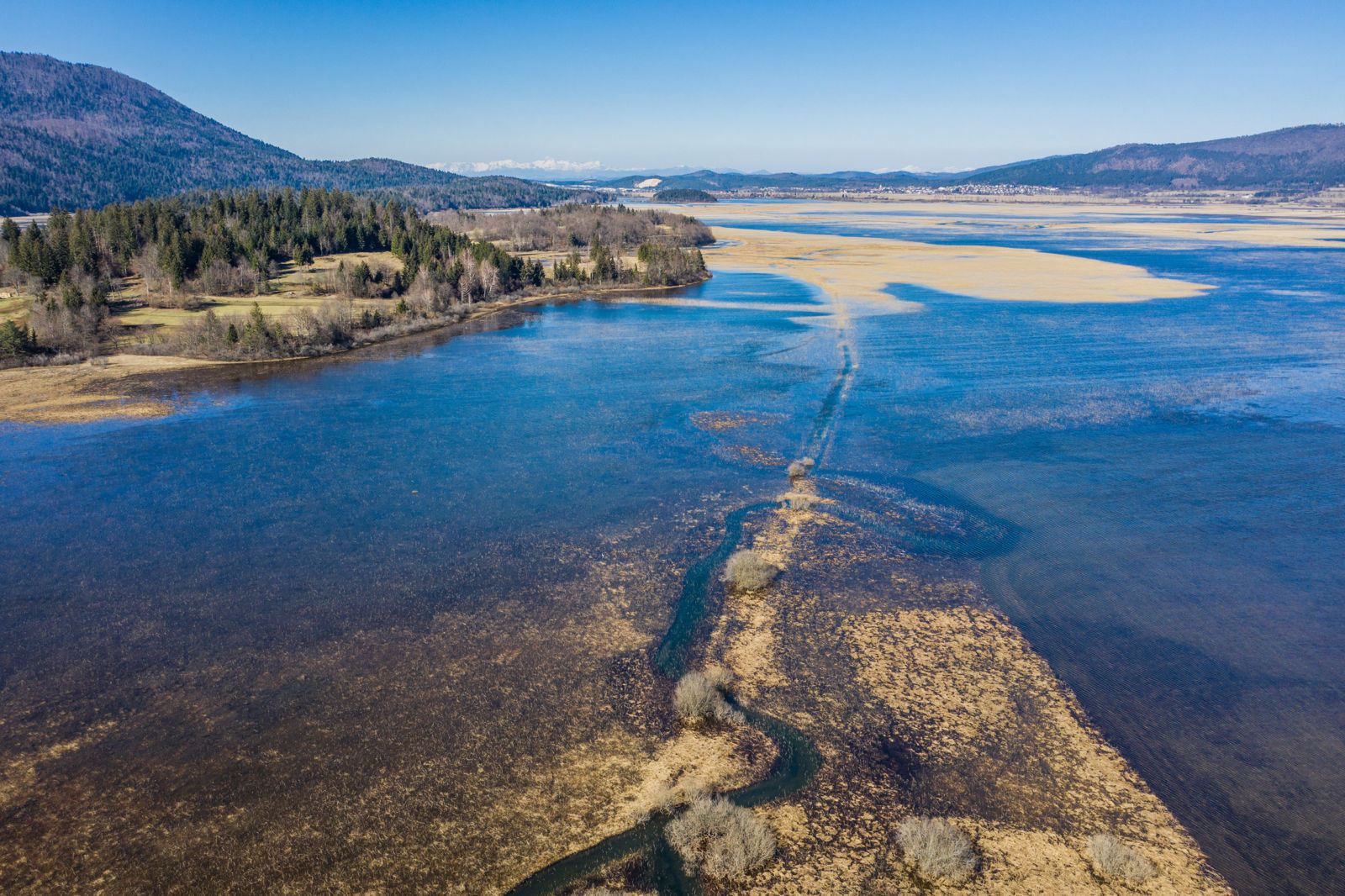 Tresenec, Cerkniško jezero