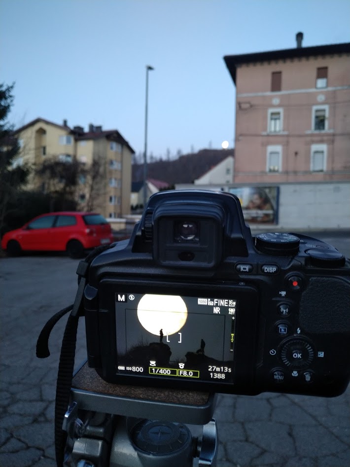 Fotografiranje Soviča z Luno