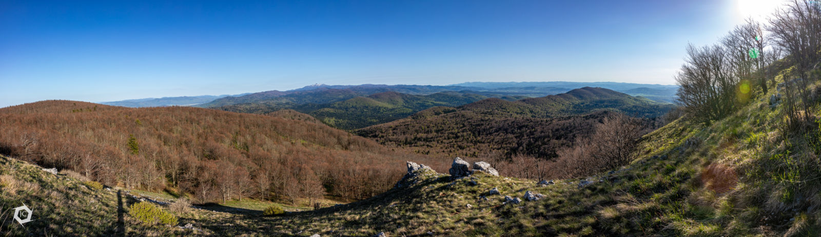 Panorama - razgled iz Velikega Kožljeka