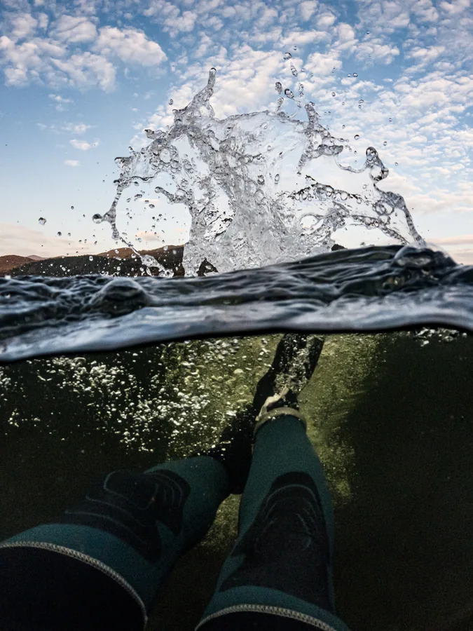 Water & Ice photograph by Žan Kafol, 2022