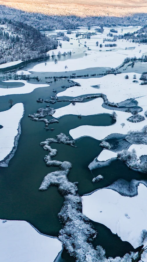 Water & Ice photograph by Žan Kafol, 2024
